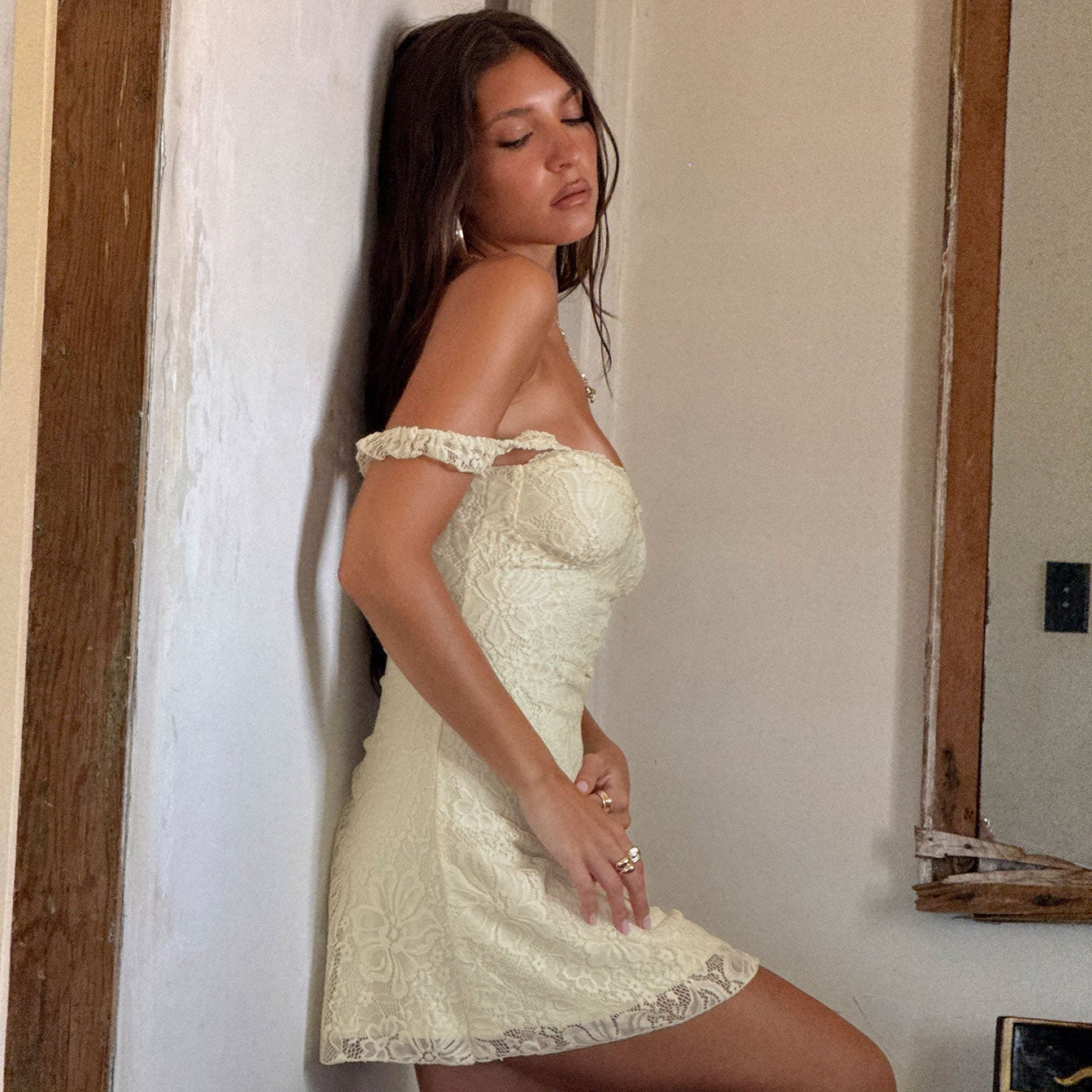 Beacall Mini Dress Lemon
